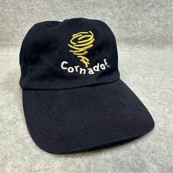 Cornados Hat Cap Adult OSFA Black Strapback Baseball Hat Chips Food Casual Dad‎ - Picture 1 of 9